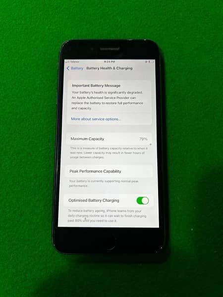 iphone 8 plus pta approved with box and org adopter all ok waterpack 2