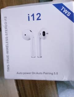 i12 Airpods White colour Life time warranty Home delivery