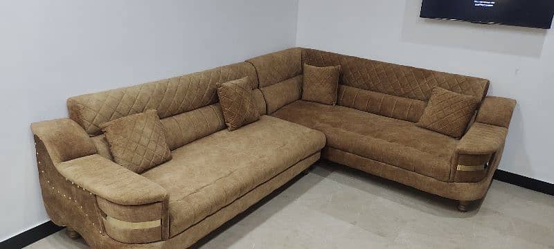 just like new L shape sofa 2