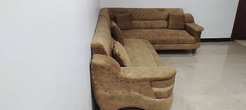 just like new L shape sofa 3