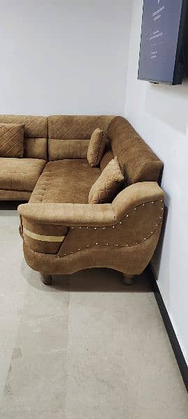 just like new L shape sofa 9