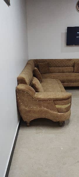 just like new L shape sofa 10