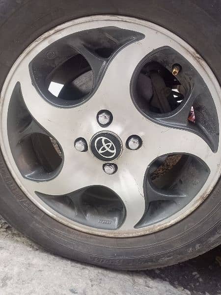 alloy rim neat and clean size 15  complete set ha 0