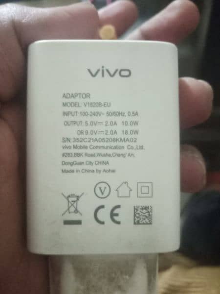 vivo s1 original charger without data cable 1