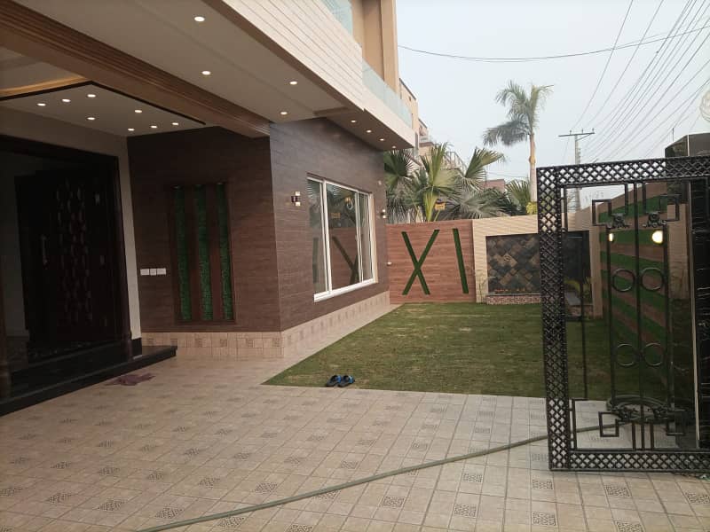 1 Kanal Facing Park Brand New Luxury House For SALE In Wapda Town 1