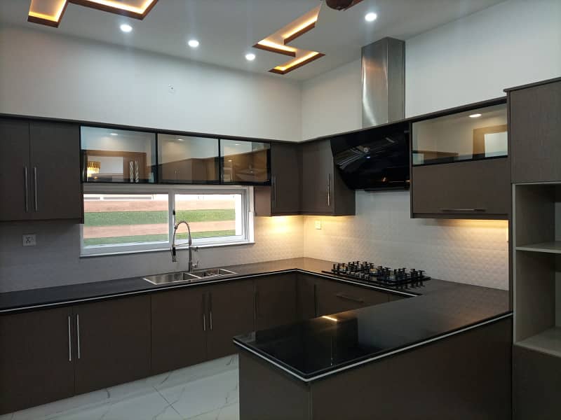 1 Kanal Facing Park Brand New Luxury House For SALE In Wapda Town 12