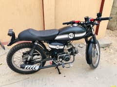 cafe racer (union star) all modified 70 cc