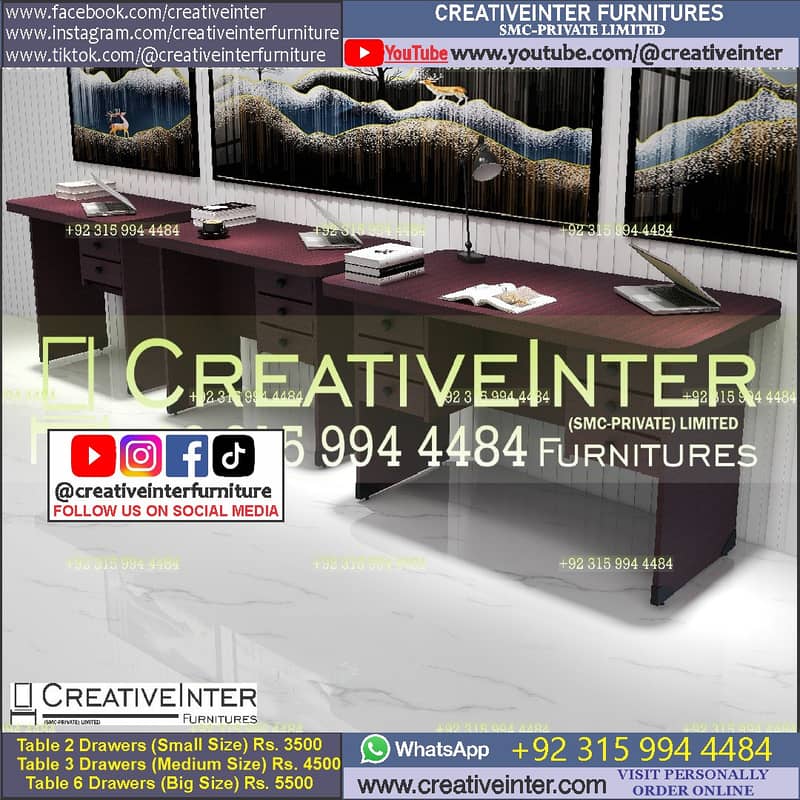 Office Executive table Chair Conference Reception Manager Table Desk 9