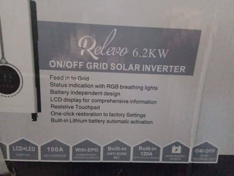 Crown Relevo 6.2kw pv6500 box pack. Wholesale Price 4