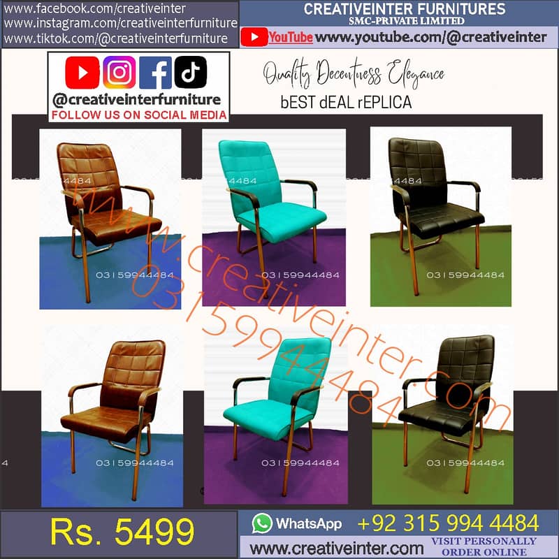 Office chair table study desk guest sofa visitor meeting mesh gaming 18