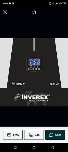 new inverex  5.6 kw 48v  youkon model 0308=546=70=95