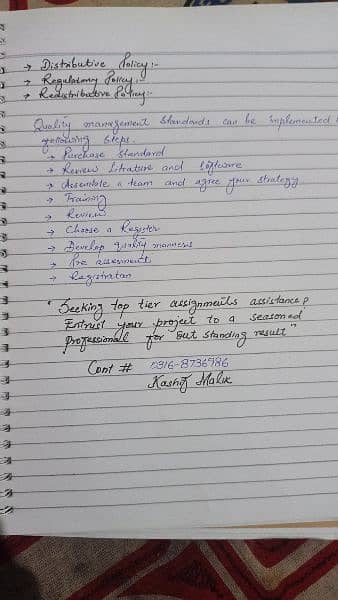 Assignment writing hand written 1