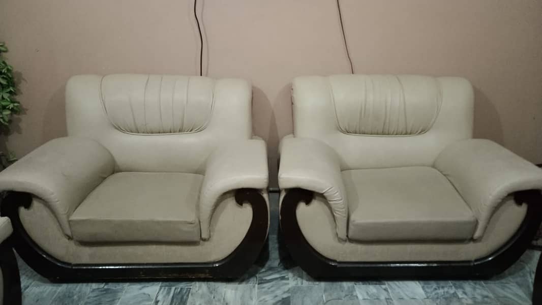 Sofa set available with Glass table. 1