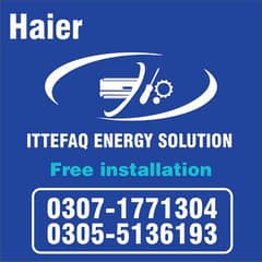 Haier AC free installation 0
