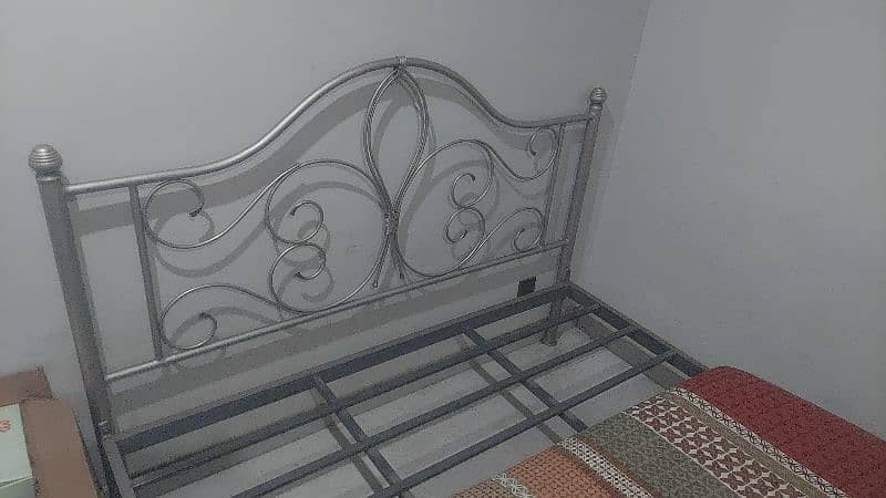 Rod Iron bed and sofa 1
