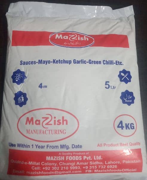 Mazzish ketchup,Mayo other Items Are Available In Reasonable Price. 1