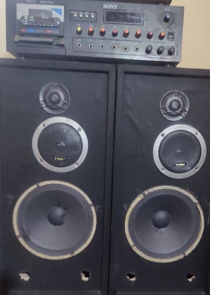 Sony Amplifier And speakers 2