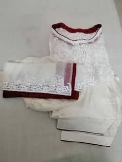 4 Piece Stitched Organza Dress