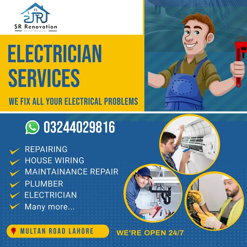 Electrician | electric work | House wiring | installation 0