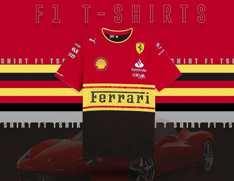 Top quality Ferrari shirt for sale | shirt for sale | sports shirtsale 0