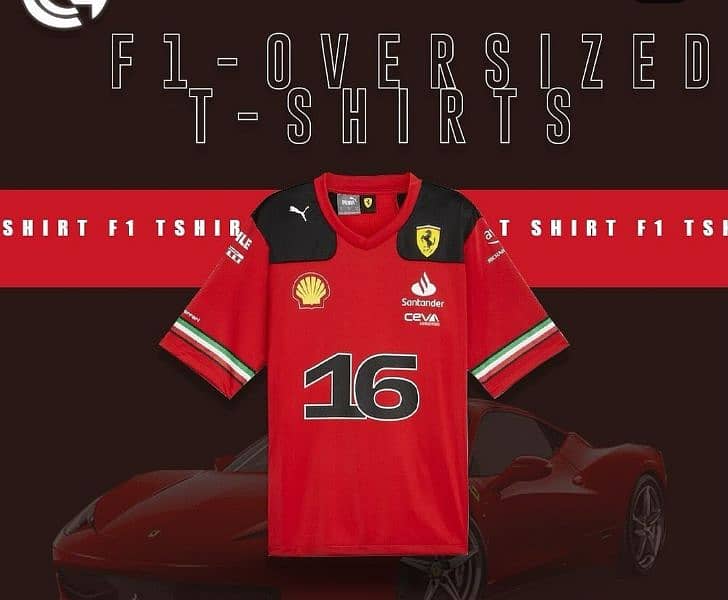 Top quality Ferrari shirt for sale | shirt for sale | sports shirtsale 1