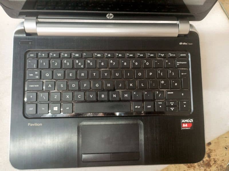 hp smart laptop with touch panel  with original charger 5