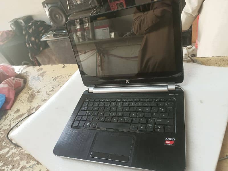 hp smart laptop with touch panel  with original charger 8
