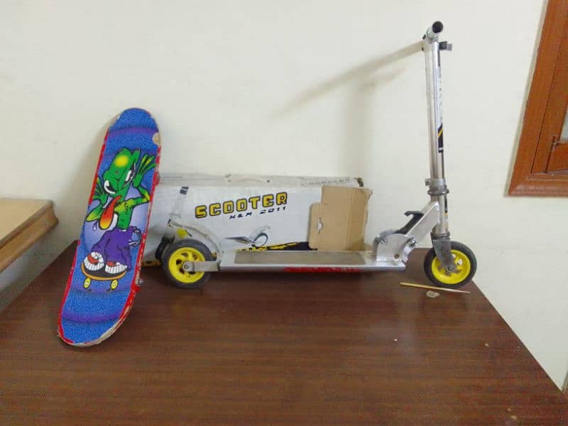 combo deal smart scooter and skateboard 1