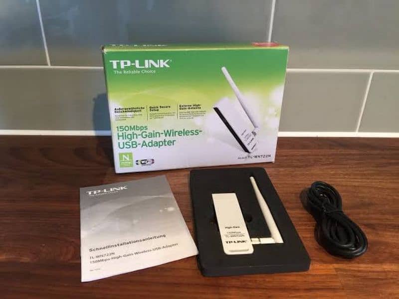 TP-LINK TL-WN722n v1 USB WiFi Box Pack 0