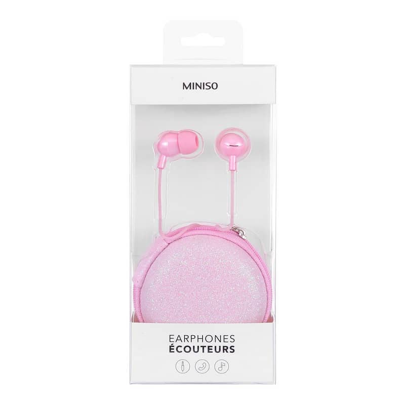 MINISO 100% Original Handfree with Free Bag Only Pink color 0