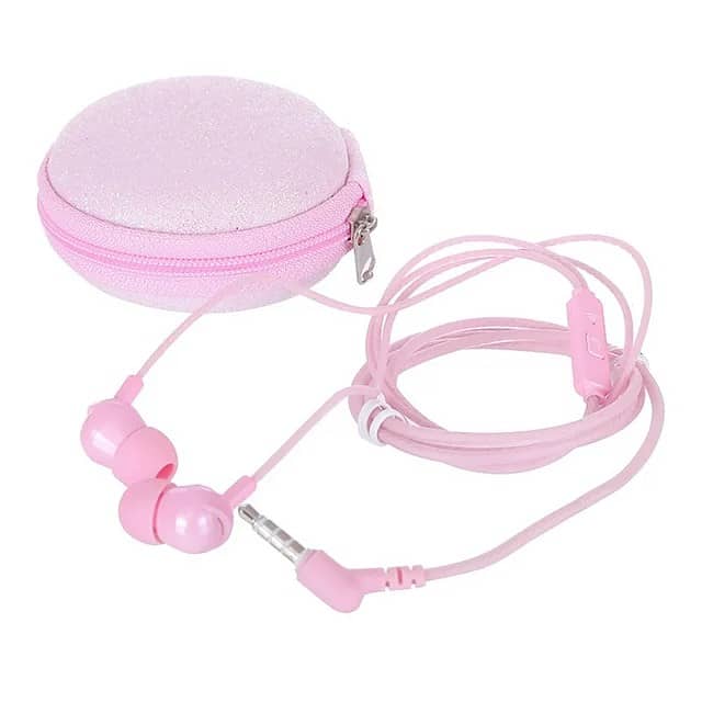 MINISO 100% Original Handfree with Free Bag Only Pink color 2