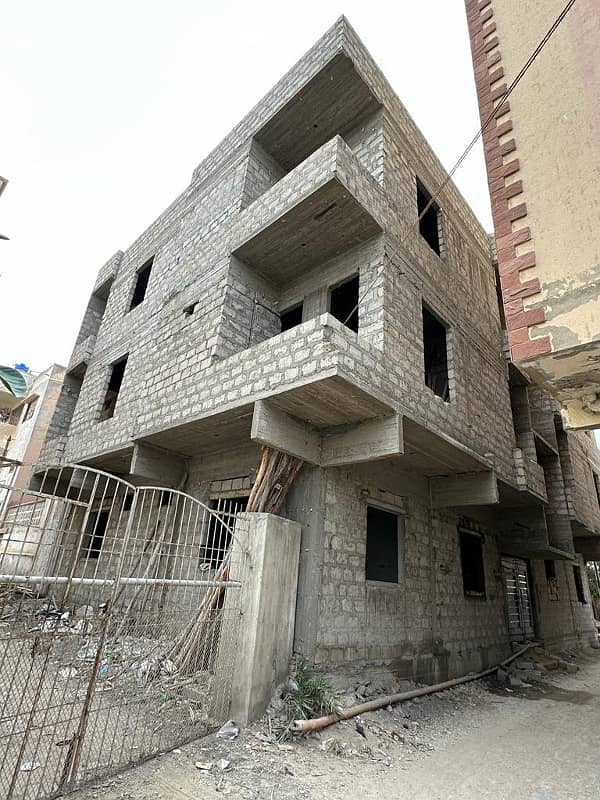 Basement for sale North Nazimabad Block i main double road Corner 3 sides 2
