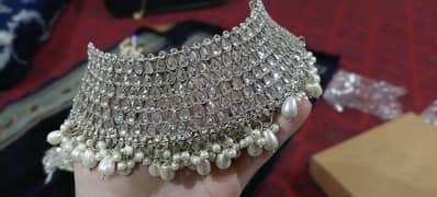 Exquisite Zircon Bridal Reception jewellery set perfect bride