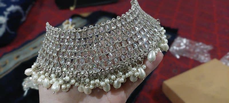 Exquisite Zircon Bridal Reception jewellery set perfect bride 0