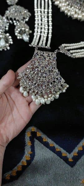 Exquisite Zircon Bridal Reception jewellery set perfect bride 1