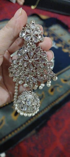 Exquisite Zircon Bridal Reception jewellery set perfect bride 6