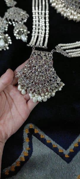 Exquisite Zircon Bridal Reception jewellery set perfect bride 7