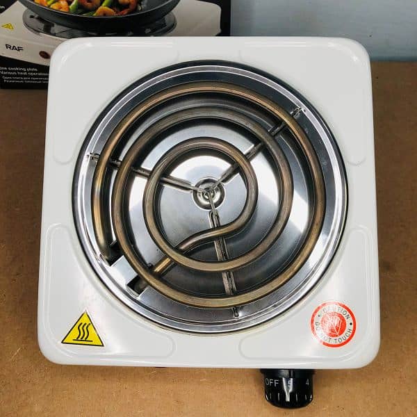 Electric Stove For Cooking, Hot Plate Heat Up In Just 2 Mins, Easy To 3