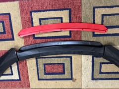 New Packed universal front Splitters 4 pieces red and black extender