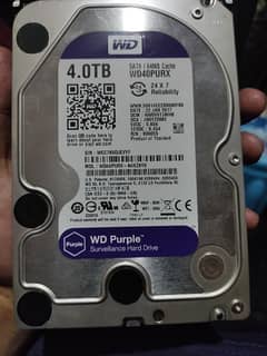 Wd purple 4tb Hard drive