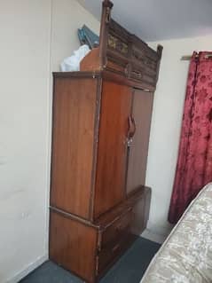 used Wooden wordrobe available for sale