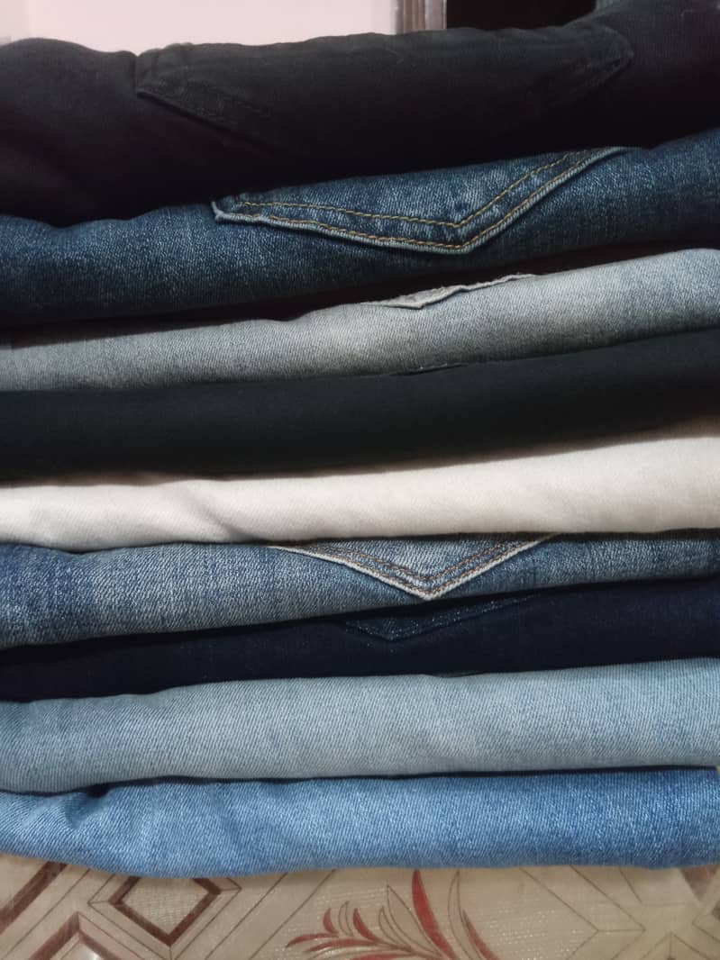 Imported Used Jeans, Export leftover Jeans, Cotton jeans pants 1