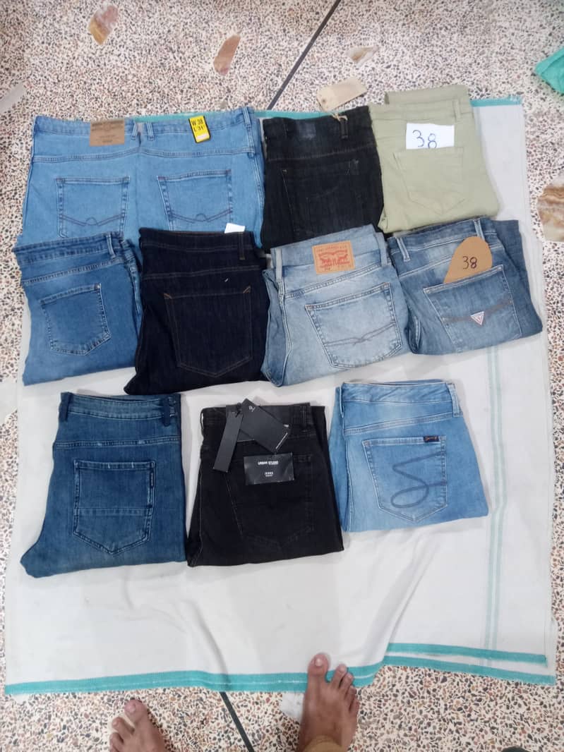 Imported Used Jeans, Export leftover Jeans, Cotton jeans pants 7