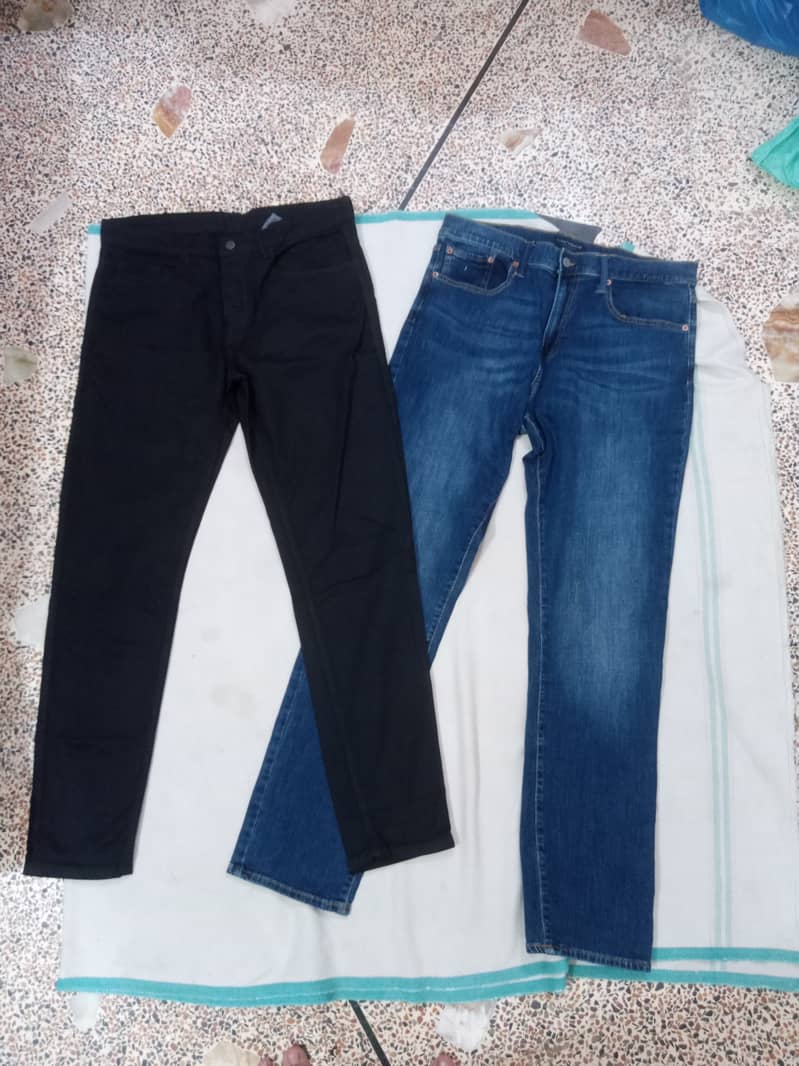 Imported Used Jeans, Cargo Jeans, Cotton jeans pants 8