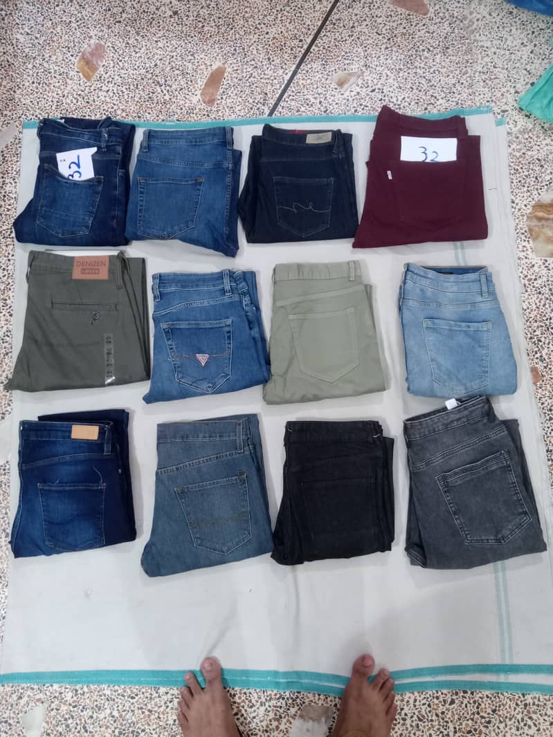 Imported Used Jeans, Export leftover Jeans, Cotton jeans pants 13