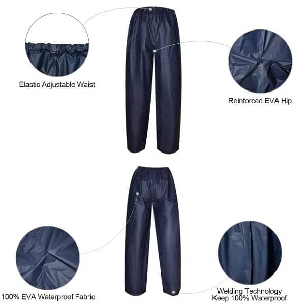 Rain Suit, PVC Rain Coat + Trouser Barsati 100% WATER PROOF IMPORTED. 2