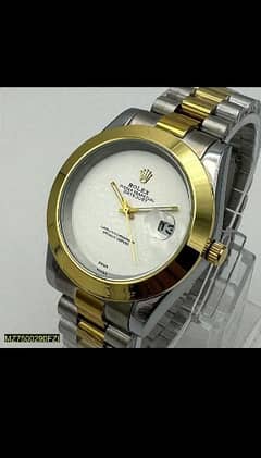 Mens Stainless Steel Analogue Watch Rolex. 0