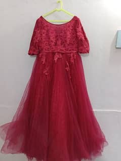 Red Maxi dress of Saudi Arabia