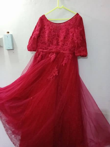 Red Maxi dress of Saudi Arabia 3