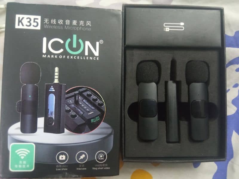 K35 ICON New Professional 2 microphone without noise 1